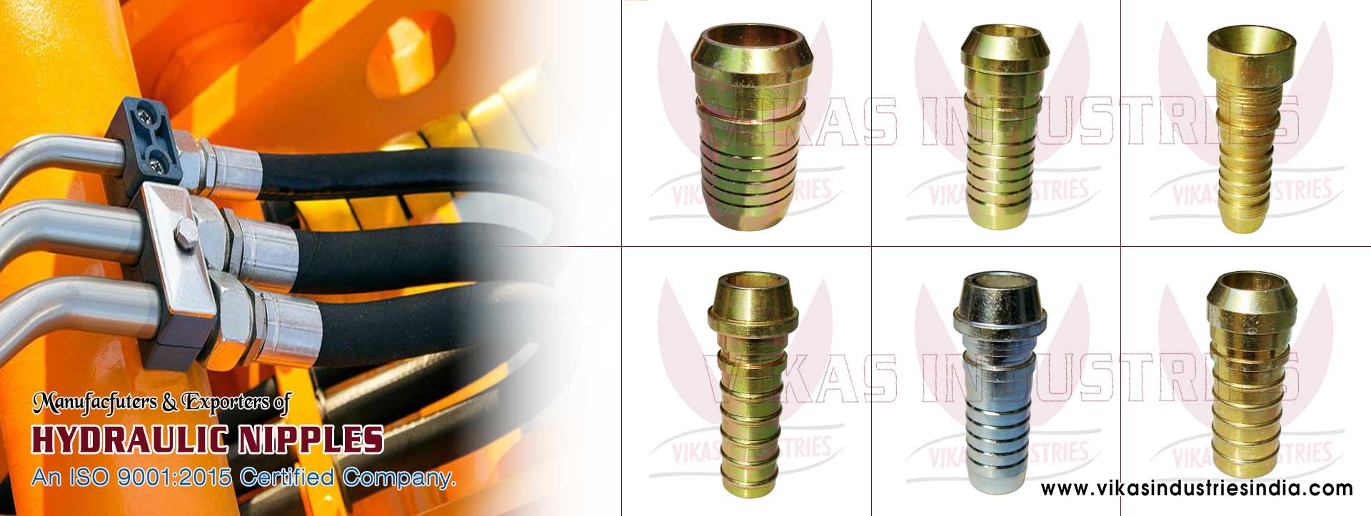 Hydraulic Nipples manufacturers suppliers exporters distributors dealers from India punjab ludhiana