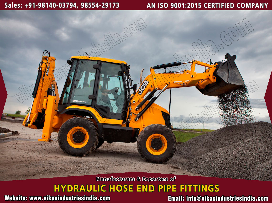 JCB Hydraulic Hose Fittings manufacturers suppliers exporters distributors dealers from India punjab ludhiana